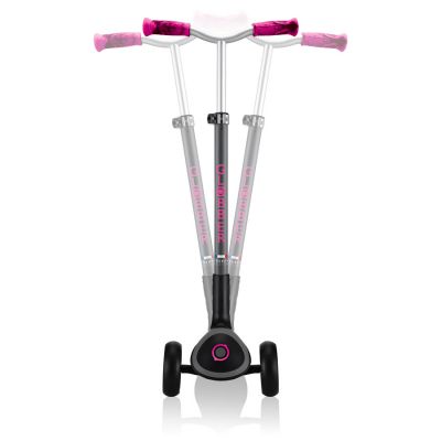 10. Globber Master Prime 3-Wheel Scooter / Black - Neon Pink 664-110