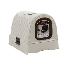 CURVER - cat litter box - cream/brown