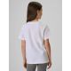 2. Girls' cotton T-shirt 4F 4FJRSS26TTSHF3982-11S