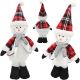 3. DECORATIVE SNOWMAN 50CM RED