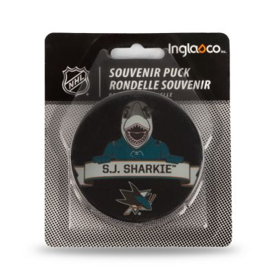 8. Inglasco NHL Mascot Hockey Puck 510AN001901