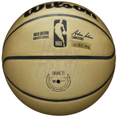 4. Wilson NBA Gold Edition Ball WTB3403XB