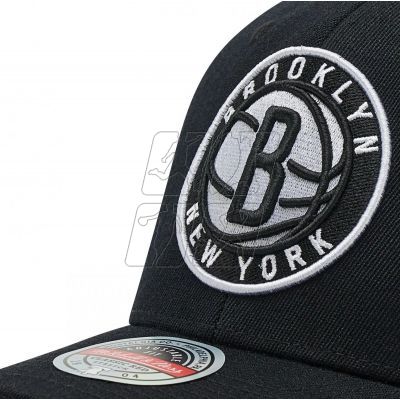 3. Mitchell &amp; Ness NBA Brooklyn Nets NBA Team Ground 2.0 Stretch Snapback Nets Cap HHSS3257-BNEYYPPPBLCK