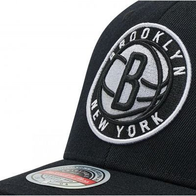 3. Mitchell & Ness NBA Brooklyn Nets NBA Team Ground 2.0 Stretch Snapback Nets Cap HHSS3257-BNEYYPPPBLCK