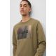 5. Hugo Boss men's cotton jersey sweatshirt with print, green (50488906-345)