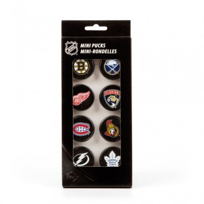 5. Inglasco NHL Mini Pucks Souvenir