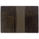 4. Nimmy Raptor Wolf Passport/Wallet Case - Brown