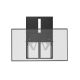 6. Accessories - bracket - top-bottom - for TV - interactive - plastic, stainless steel, aluminum - (55"-86") - wall mounting