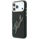 2. Karl Lagerfeld Smooth Big Resin Signature Logo Case for iPhone 18 Pro Max / 17 Pro Max - Black