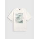 5. Women's printed T-shirt 4F 4FRSS26TTSHF3705-11S