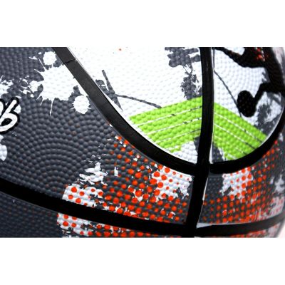 8. ENERO SOLID BASKETBALL SIZE 7 GREY-WHITE