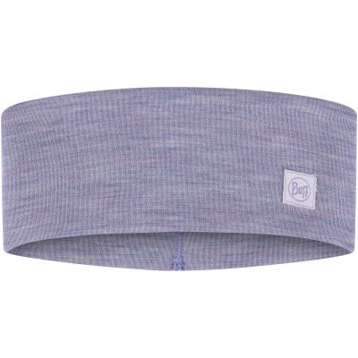 Buff Merino Wide Headband – Solid Iris, size: M