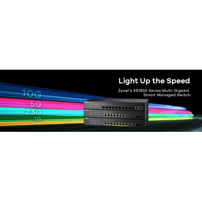 5. Switch Zyxel XS1930-12HP 12p PoE (PoE++: 8) 375W Managed Multigigabit/10G