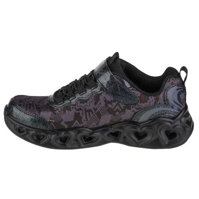 2. Skechers Heart Lights 20180L-BBK Black 29
