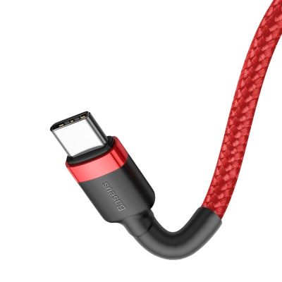 3. Baseus CATKLF-G09 USB-C - USB-C PD QC cable 60W 3A 480Mb/s 1m - red