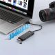 4. Orico PAPW3AT-U3 USB Hub 4-port 3x USB-A 3.0 with microSD/SD card reader 1 m - black