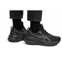 Men’s ASICS Gel-Nimbus 28 Low-Top Running Shoes, Black (1011C127-001)