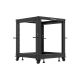 8. Lanberg OR01-6112-B rack 12U Free-standing stand Black