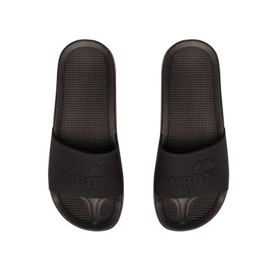 10. Kubota basic plain pool flip-flops black K0000-101-004-23-1