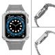 4. Protect Strap Band for Apple Watch 38/40/41mm Armored Case Strap - Gray, Silver