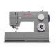 Singer Heavy Duty 6335M gray sewing machine, 9 interchangeable presser feet, 32 stitches to choose from including reverse stitch function, 1100 rpm