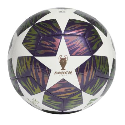 2. Adidas UCL 25/26 Final Club Football Purple, Green, and White KT0658