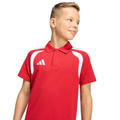 6. adidas Tiro 26 League Polo T-shirt for kids red KF3408