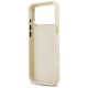7. Guess Grained Strass Logo MagSafe case for iPhone 17 Pro Max - beige