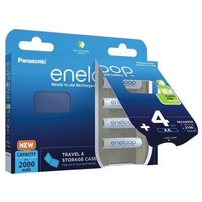 3. PANASONIC ENELOOP AA 2000mAh 4 pcs + CASE