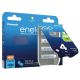 3. PANASONIC ENELOOP AA 2000mAh 4 pcs + CASE