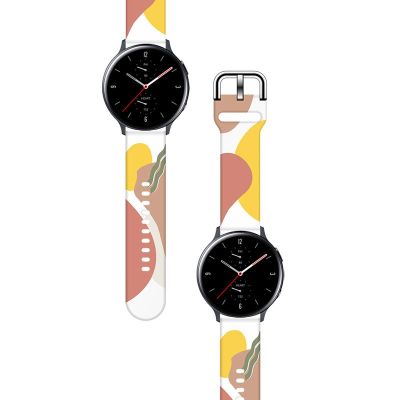 2. Strap Moro for Samsung Galaxy Watch 45 / 46 / 47 mm silicone bracelet watch band - pattern 7