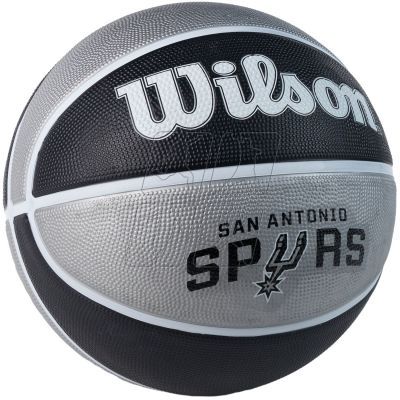 2. Ball Wilson NBA Team San Antonio Spurs Ball WTB1300XBSAN