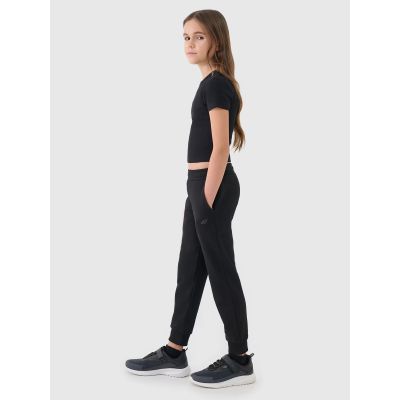 5. Girls' jogger sweatpants 4F 4FJWSS25TTROF1099-20S