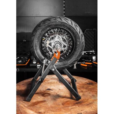 7. Static balancer for motorcycle wheels