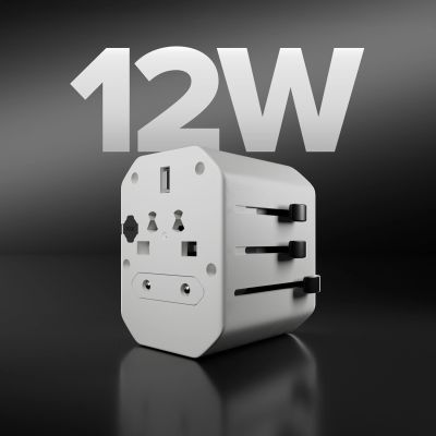 3. SBS TEADAPTUSBTCUNI USB-C USB-A Universal Travel Adapter - White
