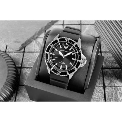 5. Emporio Armani World Explorer Solar AR11788 Men's Watch + BOX