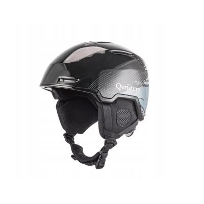 Qunature Ski Helmet, Black, 58–61 cm