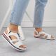 9. Rieker W V02Y5 wedge sandals white 