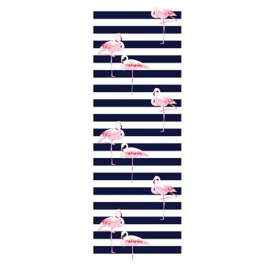 2. GREENBLUE CLASSIC BEECH DECK CHAIR FLAMINGO PRINT PATTERN GB183 FLAMINGO