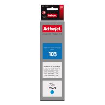 Activejet AE-103C Ink Bottle (Replaces Epson 103 C13T00S24A; Supreme; 70 ml; Blue)