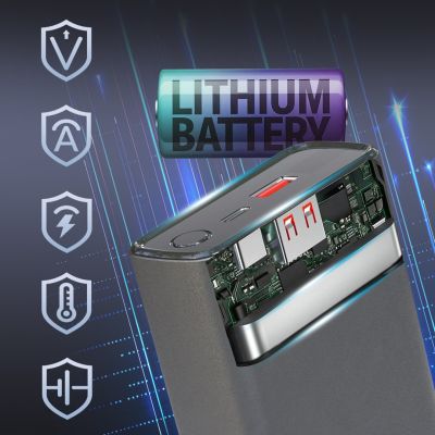 16. Extralink Powerbank EPB-126 20000mAh Silver Power bank, 45W PD, USB-C