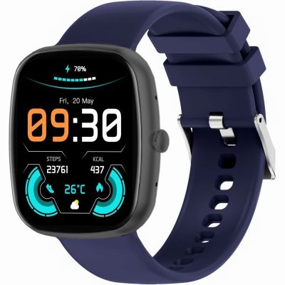 7. Smartwatch Gravity Black 2 Straps GT18-9
