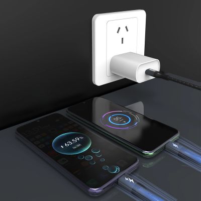 6. Dudao L3F 2in1 Cable 100W 1.2m 2 x USB-C - Black