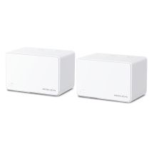 Mercusys Halo H80X System (2-pack) Dual-band (2.4 GHz/5 GHz) Wi-Fi 6 (802.11ax) White 3 Internal