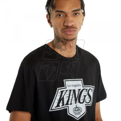 4. Mitchell &amp; Ness NHL Team Logo Tee Los Angeles Kings M BMTRINTL1180-LAKBLCK