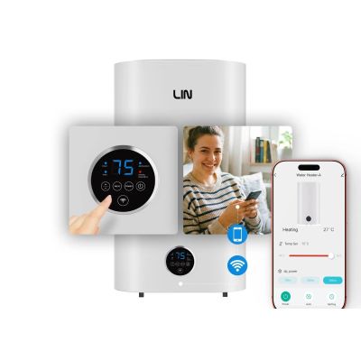 3. Electric boiler LIN LIFVD1SMWH 100L UNIVERSAL white WiFi