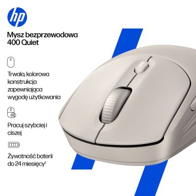 6. HP 400 Quiet Black Wireless Mouse AZ7B2AA