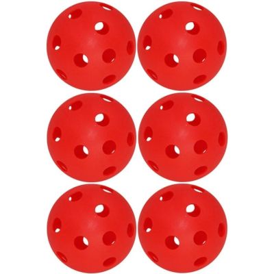 UNIHOC MATCH BALL RED XQMAX 6 PCS