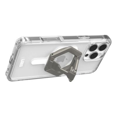 5. iPhone 16 Pro Max MagSafe-compatible protective case and Magnetic Ring Stand (ice-white/titanium)