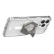 5. iPhone 16 Pro Max MagSafe-compatible protective case and Magnetic Ring Stand (ice-white/titanium)